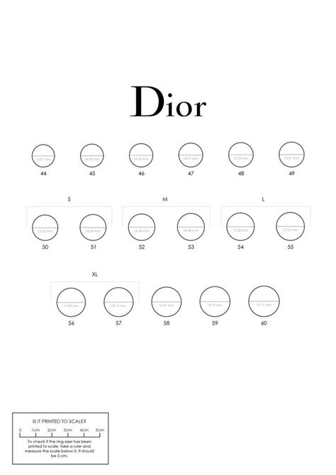 dior ring sale|Dior ring size chart.